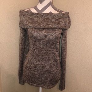 Heather oatmeal blouse